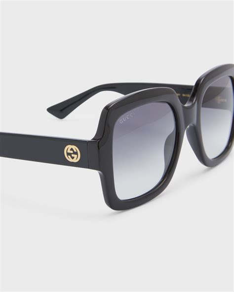 gucci round injection gradient sunglasses|57mm gradient square sunglasses gucci.